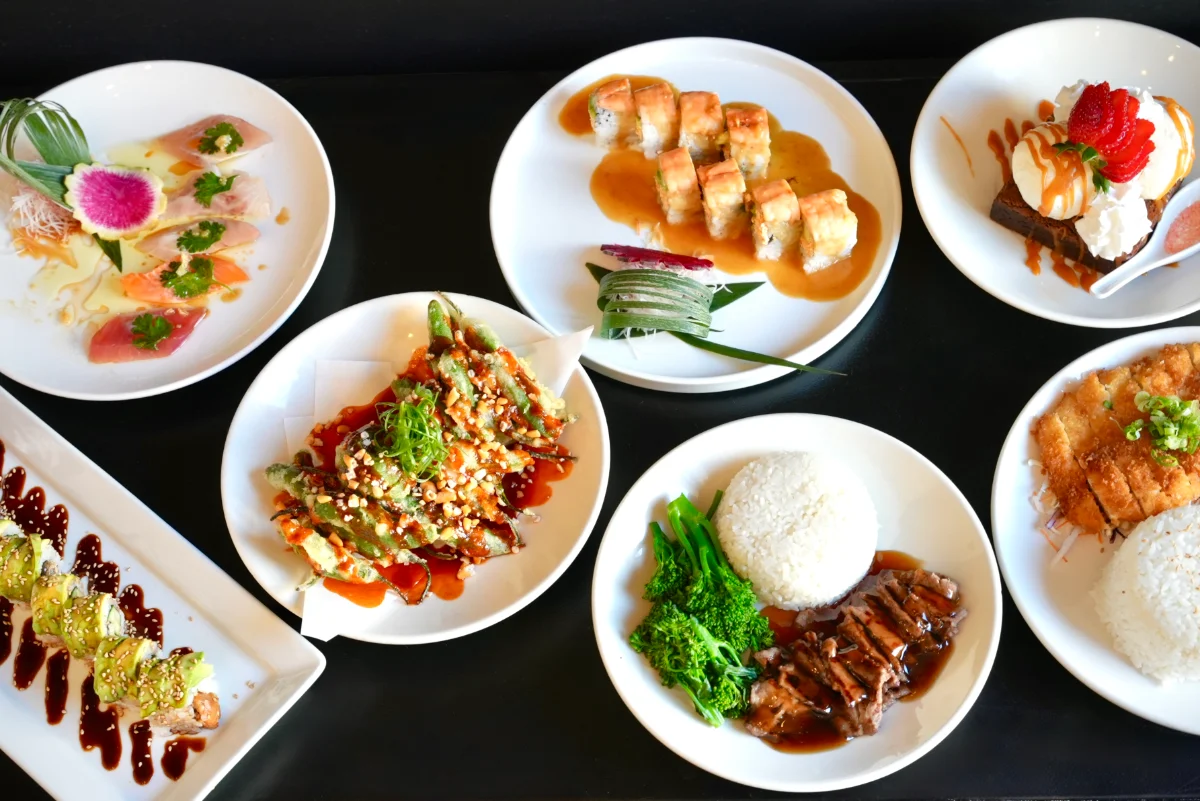 Hapa Sushi and Motomaki menu spread